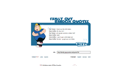 Desktop Screenshot of family-guy-quotes.net