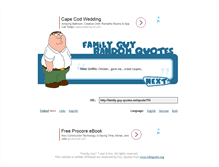 Tablet Screenshot of family-guy-quotes.net